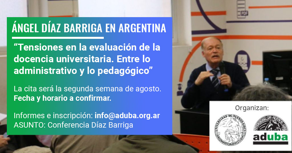 “Tensiones en la evaluación de la docencia universitaria. Entre lo administrativo y lo pedagógico”