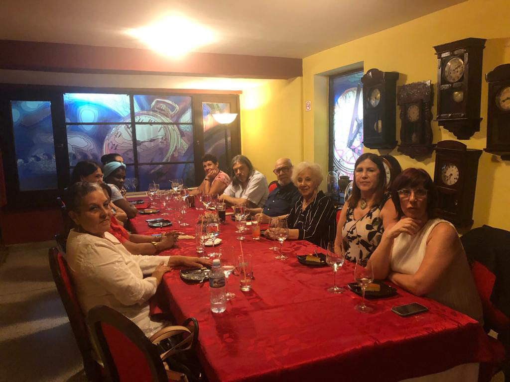 Acompañada por la FEDUN, Estela de Carlotto visitó Cuba para realizar diversas actividades