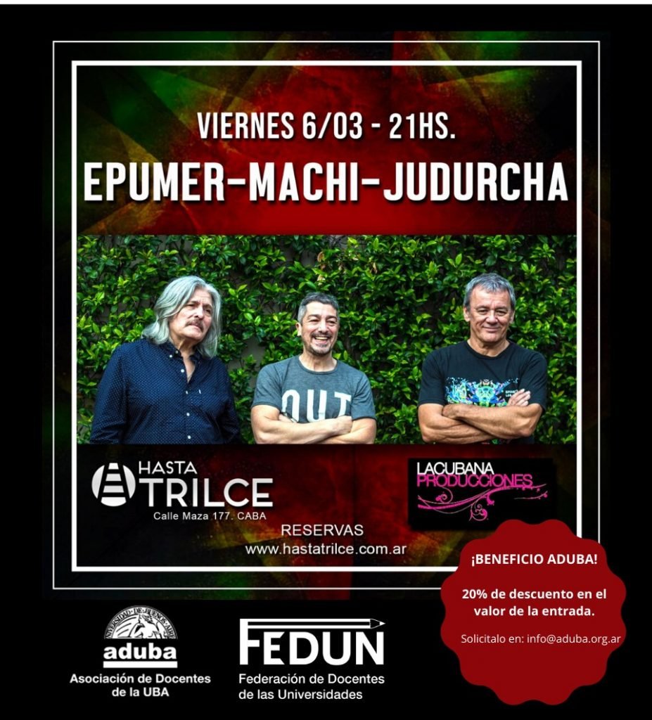 Apoyo a la cultura: “Epumer &#8211; Machi &#8211; Judurcha” en Buenos Aires