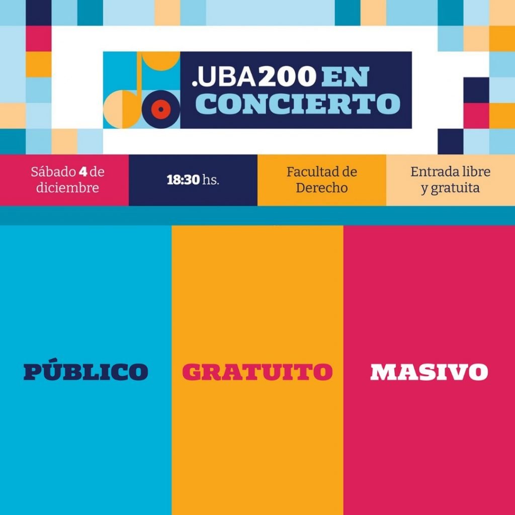 ADUBA invita a «UBA200 en concierto»
